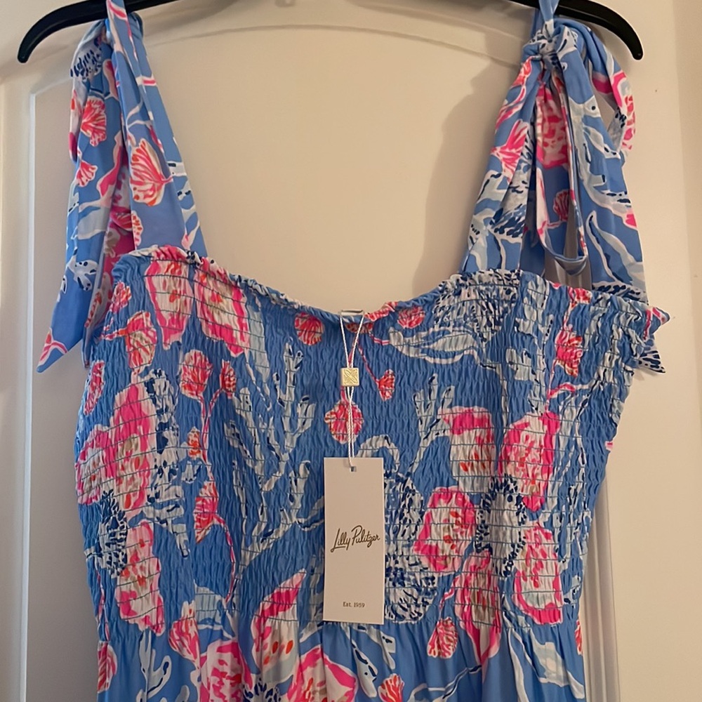 NEW Lilly Pulitzer Kailua Smocked Maxi Dress - Picture 7 of 8